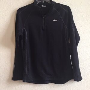 ASICS Men’s Quarter Zip Pull Over Fleece Sweater